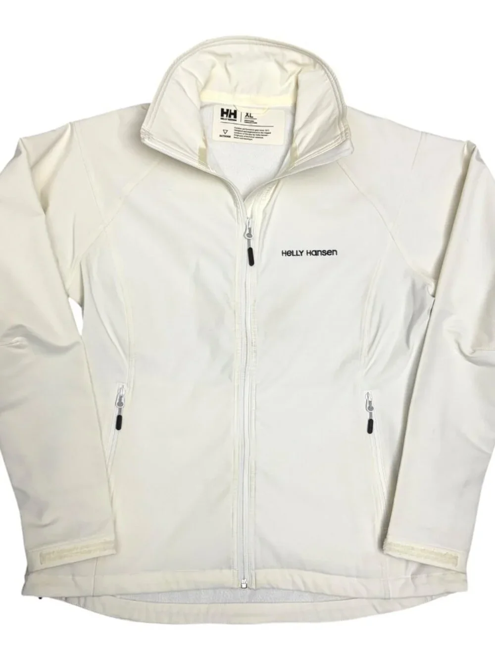 HELLY HANSEN EKOLAB Shell Light Jacket White Cream Windbreaker Coat Womens XL